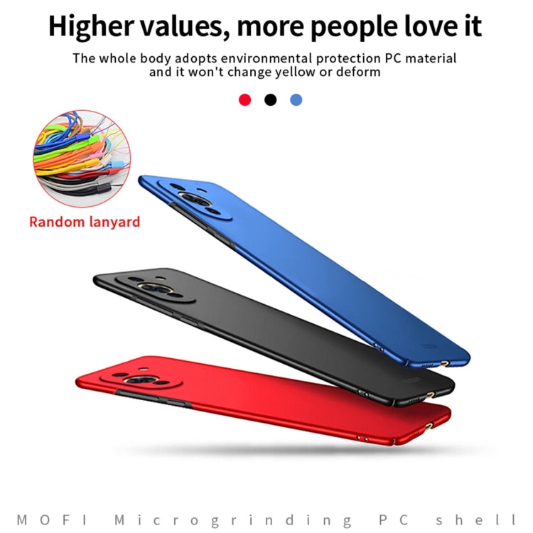 For Huawei Nova 10 Pro MOFI Frosted PC Ultra-thin Hard Case(Blue) - Huawei Cases by MOFI | Online Shopping South Africa | PMC Jewellery