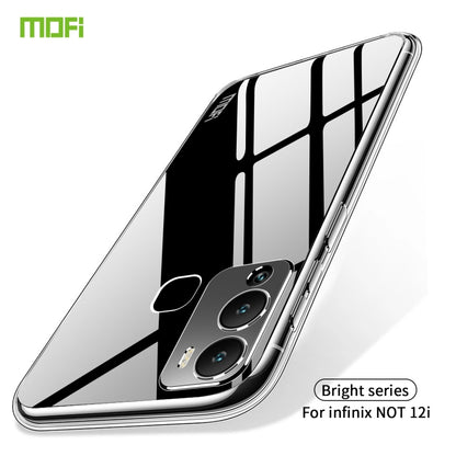 For Infinix Hot 12i MOFI Ming Series Ultra-thin TPU Phone Case(Transparent) - Infinix Cases by MOFI | Online Shopping South Africa | PMC Jewellery