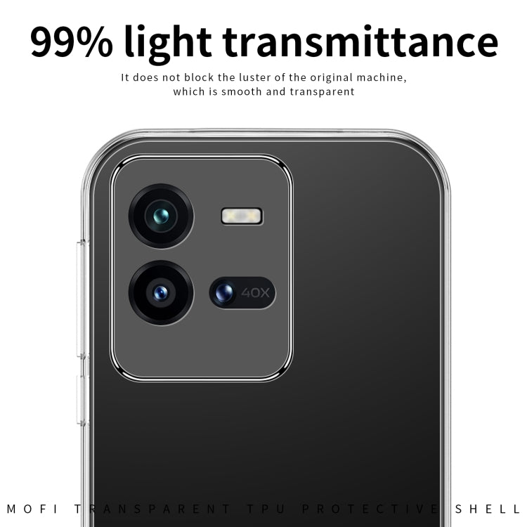 For vivo iQOO 10 Pro MOFI Ming Series Ultra-thin TPU Phone Case(Transparent) - vivo Cases by MOFI | Online Shopping South Africa | PMC Jewellery