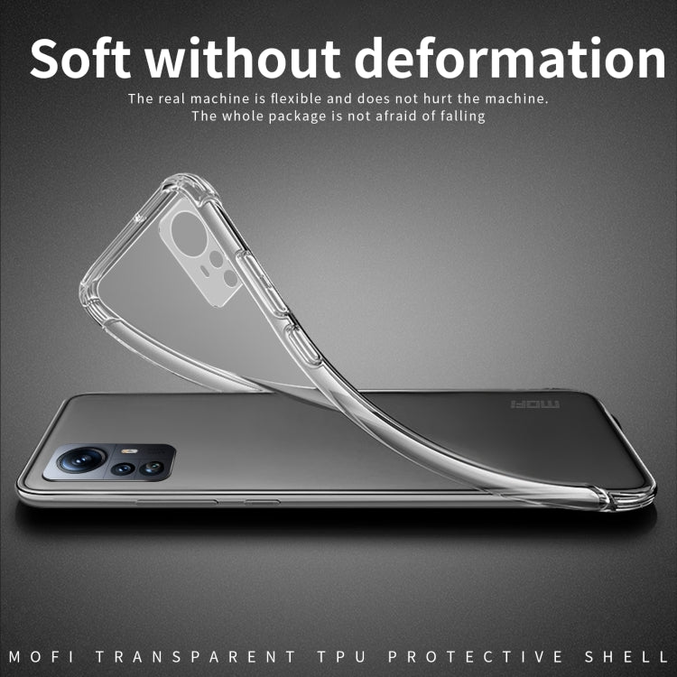 For Xiaomi 12 / 12S / 12X MOFI Ming Series Ultra-thin TPU Phone Case(Transparent) - Xiaomi Cases by MOFI | Online Shopping South Africa | PMC Jewellery