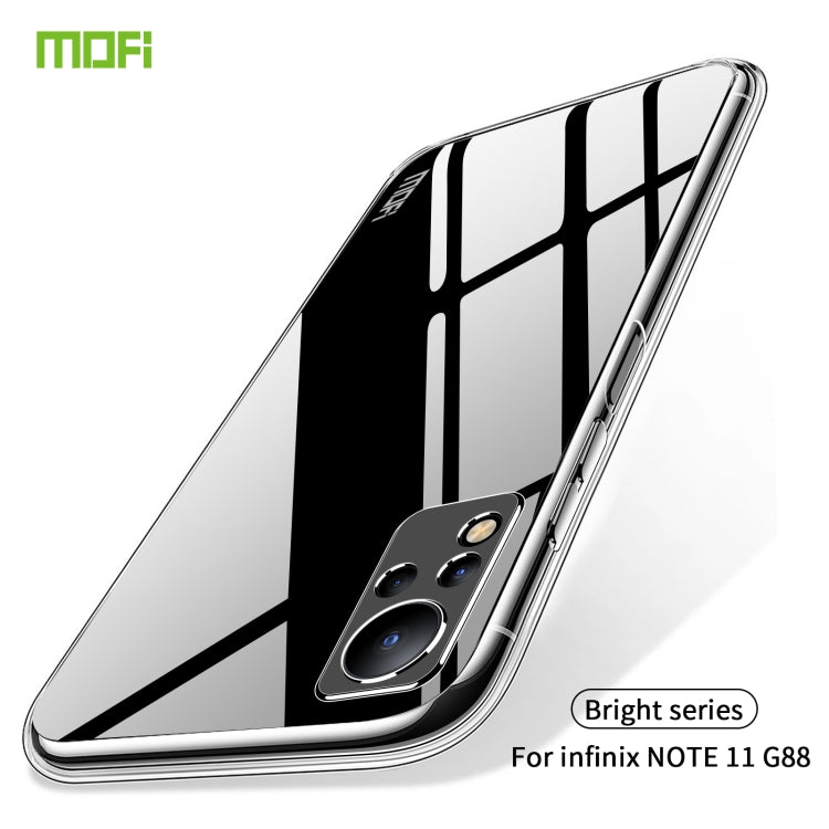 For Infinix Note 11G88 / 12G88 MOFI Ming Series Ultra-thin TPU Phone Case(Transparent) - Infinix Cases by MOFI | Online Shopping South Africa | PMC Jewellery