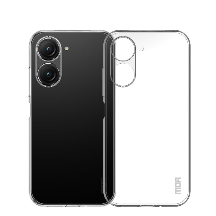 For Asus Zenfone9 MOFI Ming Series Ultra-thin TPU Phone Case(Transparent) - ASUS Cases by MOFI | Online Shopping South Africa | PMC Jewellery