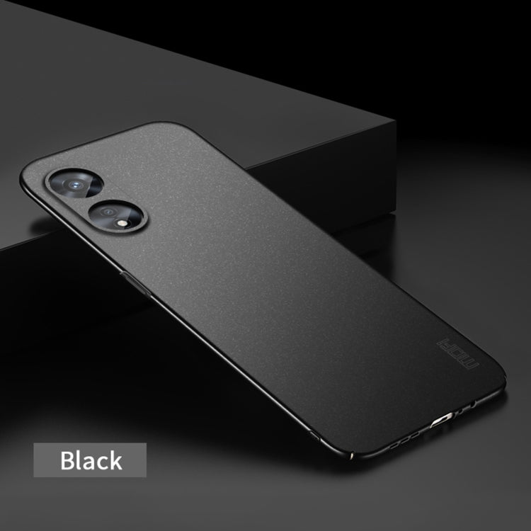 For OPPO A97 5G MOFI Frosted PC Ultra-thin Hard Phone Case(Black) - OPPO Cases by MOFI | Online Shopping South Africa | PMC TechLife | Buy Now Pay Later Mobicred