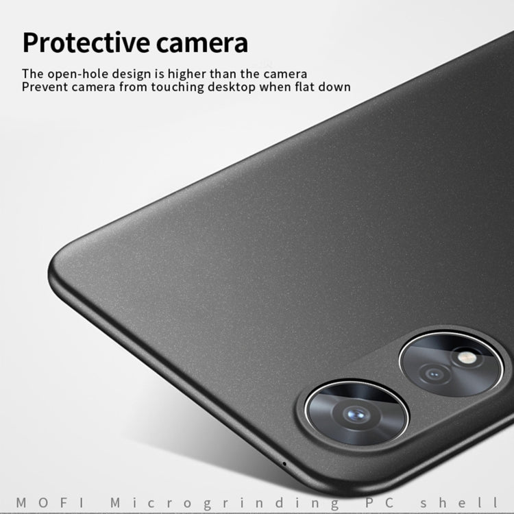 For OPPO A97 5G MOFI Frosted PC Ultra-thin Hard Phone Case(Black) - OPPO Cases by MOFI | Online Shopping South Africa | PMC TechLife | Buy Now Pay Later Mobicred