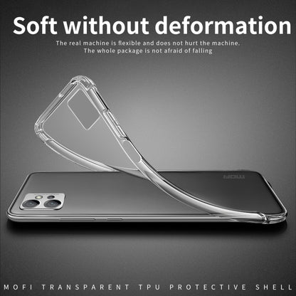 For Motorola Moto G32 MOFI Ming Series Ultra-thin TPU Phone Case(Transparent) - Motorola Cases by MOFI | Online Shopping South Africa | PMC Jewellery