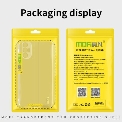 For vivo Y22 / Y22s MOFI Ming Series Ultra-thin TPU Phone Case(Transparent) - vivo Cases by MOFI | Online Shopping South Africa | PMC Jewellery