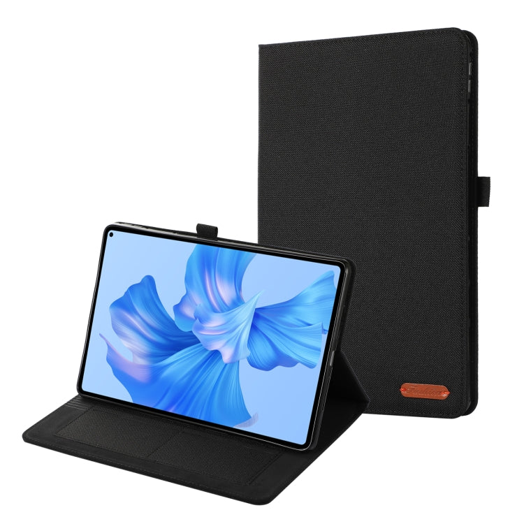 For Huawei MatePad Pro 11 2022  Fabric Leather Tablet Case(Black) - Huawei by PMC TechLife | Online Shopping South Africa | PMC TechLife | Buy Now Pay Later Mobicred