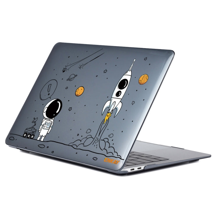 For MacBook Pro 14.2 A2442/A2779 2023 ENKAY Hat-Prince 3 in 1 Spaceman Pattern Laotop Protective Crystal Case with TPU Keyboard Film / Anti-dust Plugs, Version:US(Spaceman No.1) - MacBook Pro Cases by ENKAY | Online Shopping South Africa | PMC Jewellery | Buy Now Pay Later Mobicred