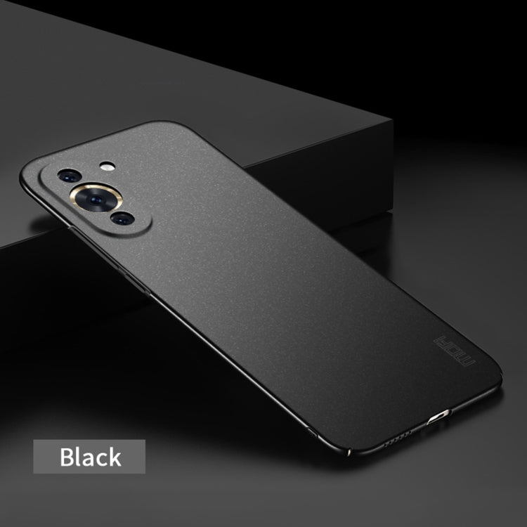 For Huawei Nova 10 Pro MOFI Fandun Series Frosted PC Ultra-thin Phone Case(Black) - Huawei Cases by MOFI | Online Shopping South Africa | PMC Jewellery