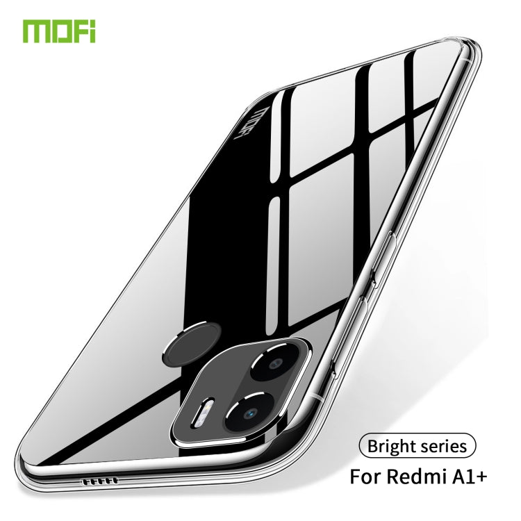 For Xiaomi Redmi A1+ MOFI Ming Series Ultra-thin TPU Phone Case(Transparent) - Xiaomi Cases by MOFI | Online Shopping South Africa | PMC Jewellery