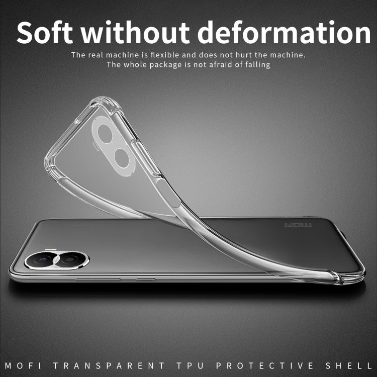 For Huawei Nova 10 SE MOFI Ming Series Ultra-thin TPU Phone Case(Transparent) - Huawei Cases by MOFI | Online Shopping South Africa | PMC Jewellery