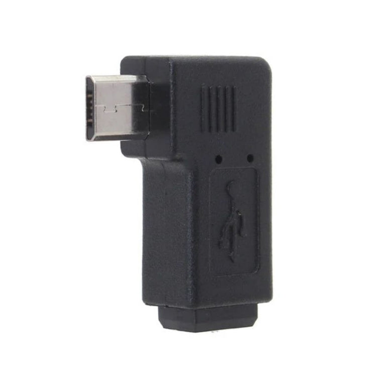 90 Degree Mini USB Female to Micro USB Male Adapter - USB Adapter by PMC Jewellery | Online Shopping South Africa | PMC Jewellery | Buy Now Pay Later Mobicred