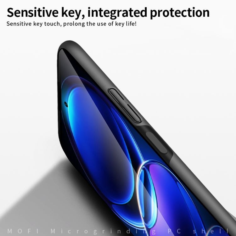 For Xiaomi Redmi Note 12 China MOFI Micro Frosted PC Ultra-thin Hard Case(Red) - Note 12 Cases by MOFI | Online Shopping South Africa | PMC TechLife