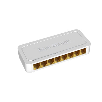 8 Port 10/100/1000Mbps MINI Ethernet Desktop Switch - Switch by PMC Jewellery | Online Shopping South Africa | PMC Jewellery | Buy Now Pay Later Mobicred