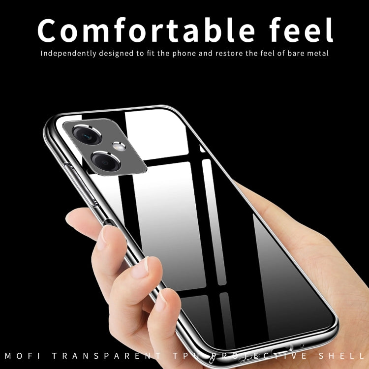 For Xiaomi Redmi Note 12 MOFI Ming Series Ultra-thin TPU Phone Case(Transparent) - Note 12 Cases by MOFI | Online Shopping South Africa | PMC TechLife