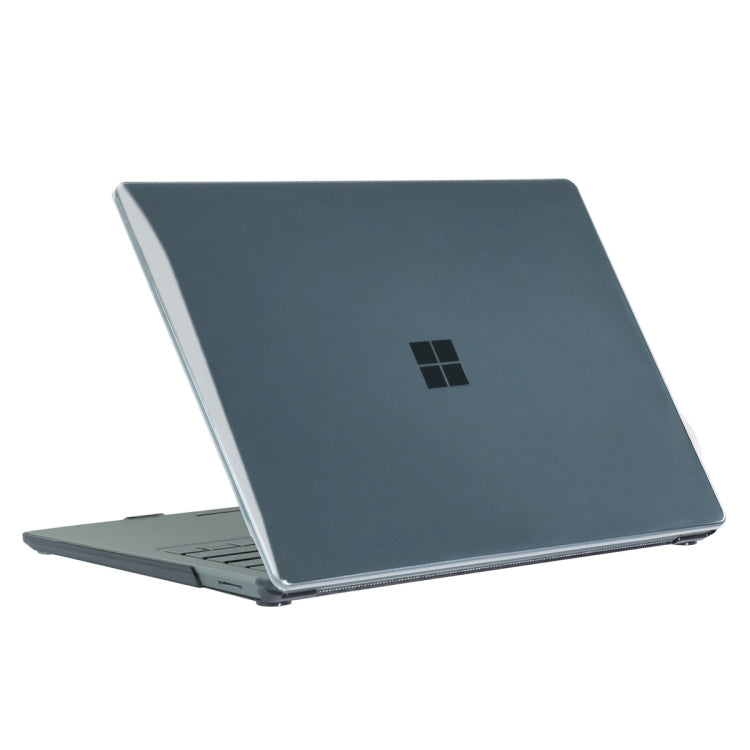 For Microsoft Surface Laptop Go 1/2 12.4 1943/2013 ENKAY Hat-Prince Shockproof Crystal Hard Case(Black) - Microsoft by ENKAY | Online Shopping South Africa | PMC Jewellery | Buy Now Pay Later Mobicred