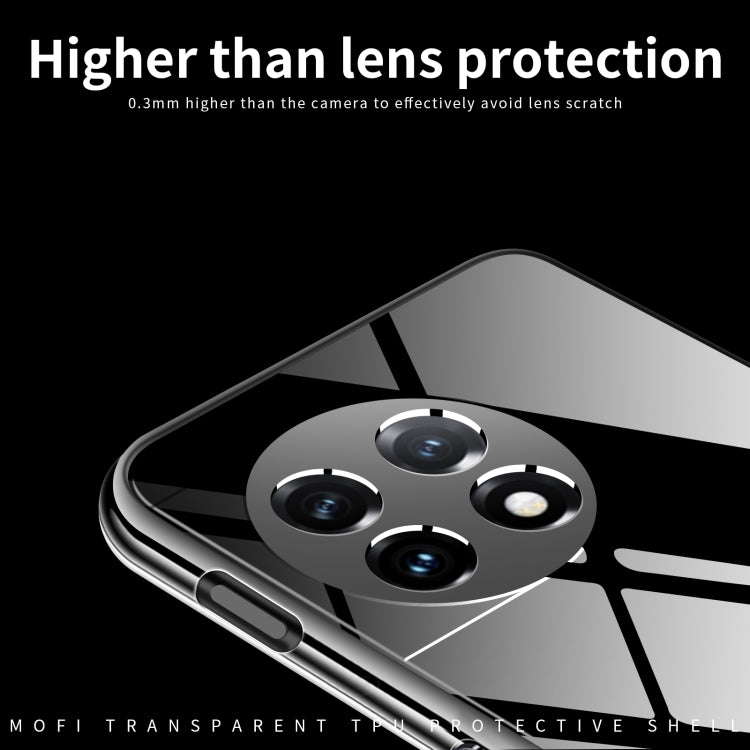 For OnePlus 11 MOFI Ming Series Ultra-thin TPU Phone Case(Transparent) - OnePlus Cases by MOFI | Online Shopping South Africa | PMC TechLife