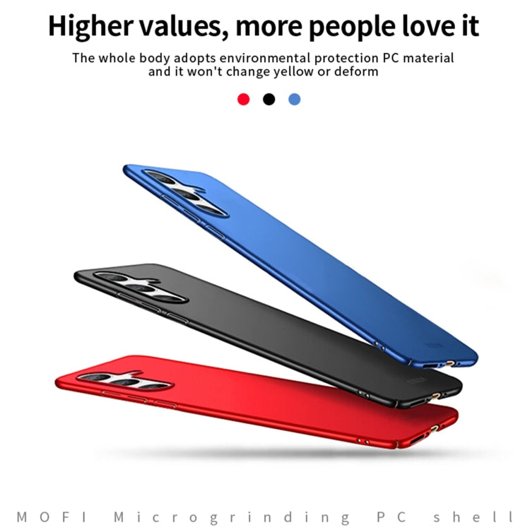 For Samsung Galaxy A34 5G MOFI Frosted PC Ultra-thin Hard Phone Case(Black) - Galaxy Phone Cases by MOFI | Online Shopping South Africa | PMC TechLife | Buy Now Pay Later Mobicred