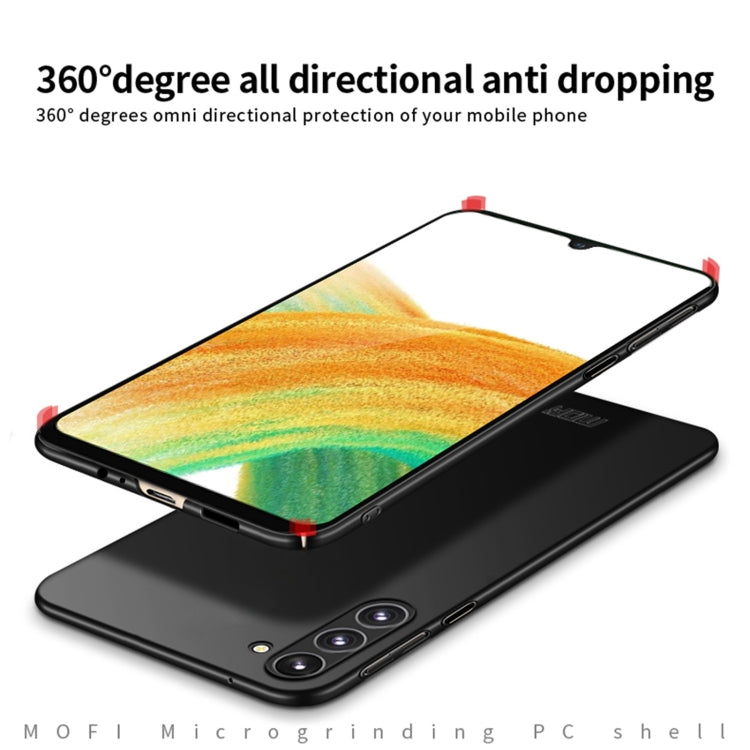 For Samsung Galaxy A14 4G / 5G MOFI Frosted PC Ultra-thin Hard Case(Blue) - Galaxy Phone Cases by MOFI | Online Shopping South Africa | PMC TechLife | Buy Now Pay Later Mobicred