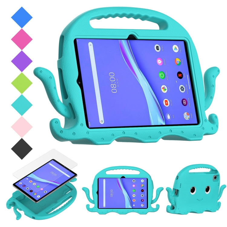 For Lenovo M10 Plus TB-X606 10.3 Octopus Style EVA PC Tablet Case(Glacial Green) - Lenovo by PMC TechLife | Online Shopping South Africa | PMC TechLife | Buy Now Pay Later Mobicred