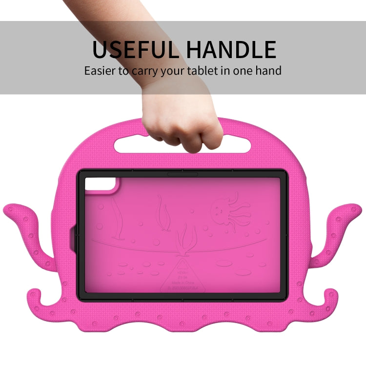 For Lenovo Tab M9 2023 Octopus Style EVA Hybrid PC Shockproof Tablet Case with Strap(Rose Red) - Lenovo by PMC TechLife | Online Shopping South Africa | PMC TechLife | Buy Now Pay Later Mobicred