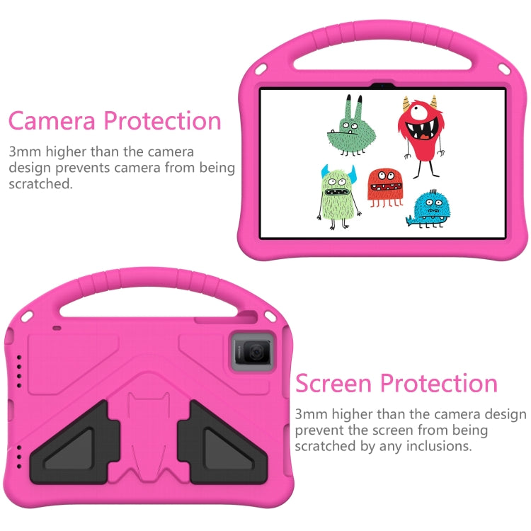 For TCL Tab 10 Gen2 10.36 2023 EVA Shockproof Tablet Case with Holder(Rose Red) - Others by PMC TechLife | Online Shopping South Africa | PMC TechLife | Buy Now Pay Later Mobicred