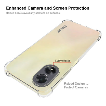 For OPPO A18 4G / A38 4G ENKAY Clear TPU Shockproof Anti-slip Phone Case - A18 Cases by ENKAY | Online Shopping South Africa | PMC Jewellery | Buy Now Pay Later Mobicred