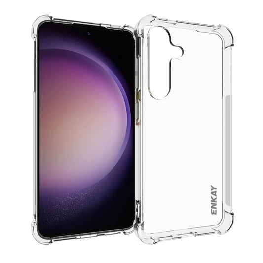 For Samsung Galaxy S24+ 5G ENKAY Clear TPU Shockproof Anti-slip Phone Case - Galaxy S24+ 5G Cases by ENKAY | Online Shopping South Africa | PMC Jewellery | Buy Now Pay Later Mobicred