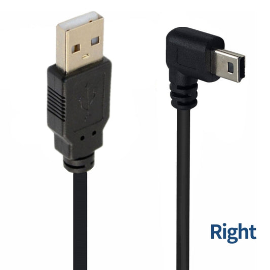 JUNSUNMAY 5 Feet USB A 2.0 to Mini B 5 Pin Charger Cable Cord, Length: 1.5m(Right) - USB Cable by JUNSUNMAY | Online Shopping South Africa | PMC Jewellery | Buy Now Pay Later Mobicred