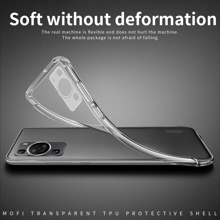 For Huawei P60 / P60 Pro MOFI Ming Series Ultra-thin TPU Phone Case(Transparent) - Huawei Cases by MOFI | Online Shopping South Africa | PMC Jewellery