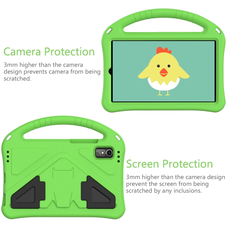 For Lenovo Tab M9 TB-310FU 2023 EVA Shockproof Tablet Case with Holder(Green) - Lenovo by PMC TechLife | Online Shopping South Africa | PMC TechLife | Buy Now Pay Later Mobicred