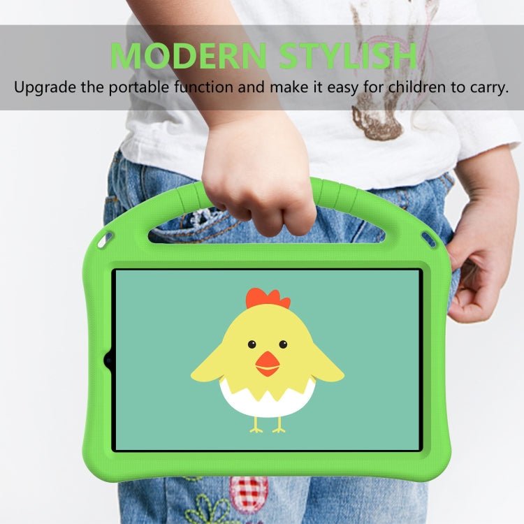 For Lenovo Tab M9 TB-310FU 2023 EVA Shockproof Tablet Case with Holder(Green) - Lenovo by PMC TechLife | Online Shopping South Africa | PMC TechLife | Buy Now Pay Later Mobicred