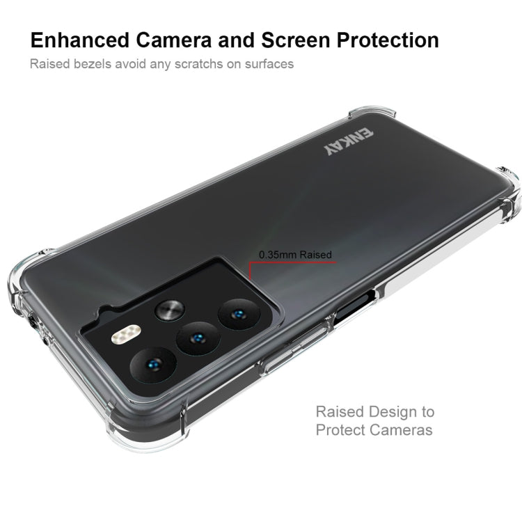For HTC U23 ENKAY Hat-Prince Transparent TPU Shockproof Phone Case - More Brand by ENKAY | Online Shopping South Africa | PMC Jewellery | Buy Now Pay Later Mobicred