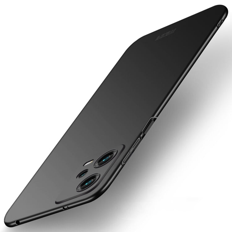 For Redmi Note 12 5G Global MOFI Micro-Frosted PC Ultra-thin Hard Phone Case(Black) - Note 12 Cases by MOFI | Online Shopping South Africa | PMC Jewellery