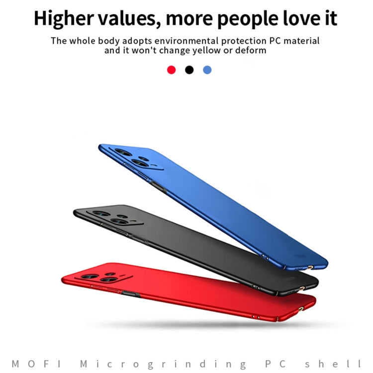 For Xiaomi Redmi Note 12 Pro 5G Global MOFI Micro-Frosted PC Ultra-thin Hard Phone Case(Black) - Xiaomi Cases by MOFI | Online Shopping South Africa | PMC TechLife | Buy Now Pay Later Mobicred