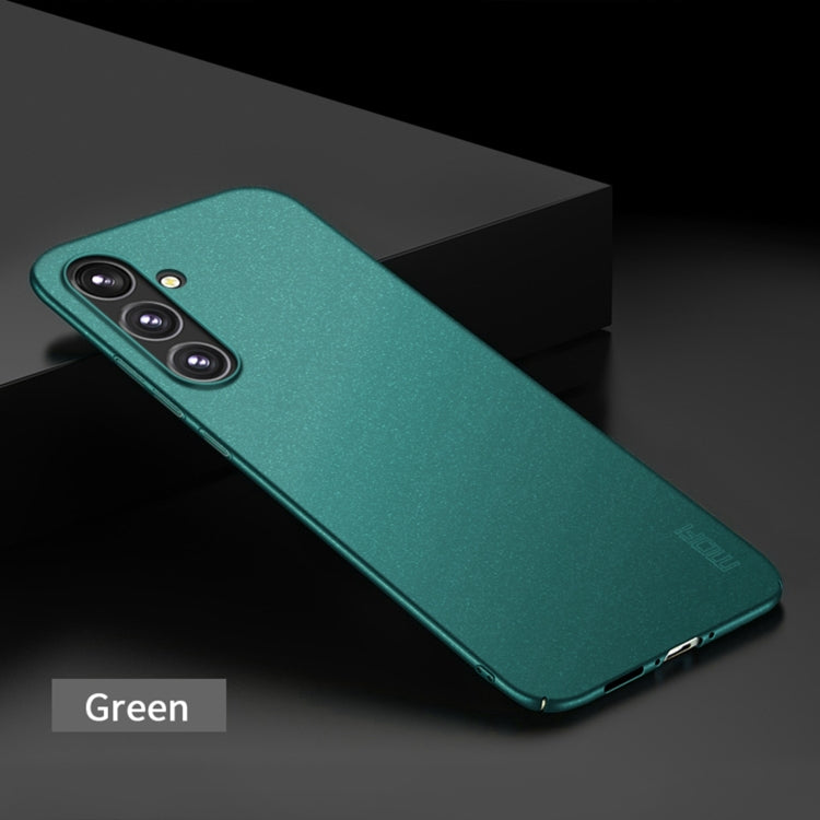 For Samsung Galaxy A35 5G MOFI Fandun Series Frosted PC Ultra-thin All-inclusive Phone Case(Green) - Galaxy Phone Cases by MOFI | Online Shopping South Africa | PMC Jewellery