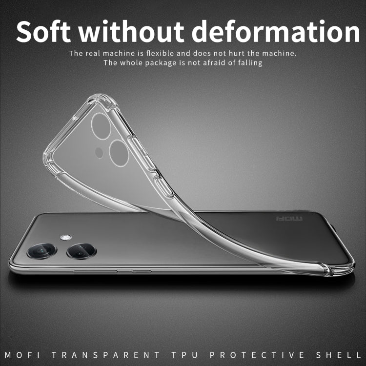 For OPPO K11 MOFI Ming Series Transparent Ultra-thin TPU Phone Case(Transparent) - OPPO Cases by MOFI | Online Shopping South Africa | PMC Jewellery