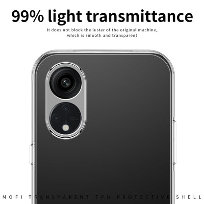 For OPPO A38 MOFI Ming Series Transparent Ultra-thin TPU Phone Case(Transparent) - A38 Cases by MOFI | Online Shopping South Africa | PMC Jewellery