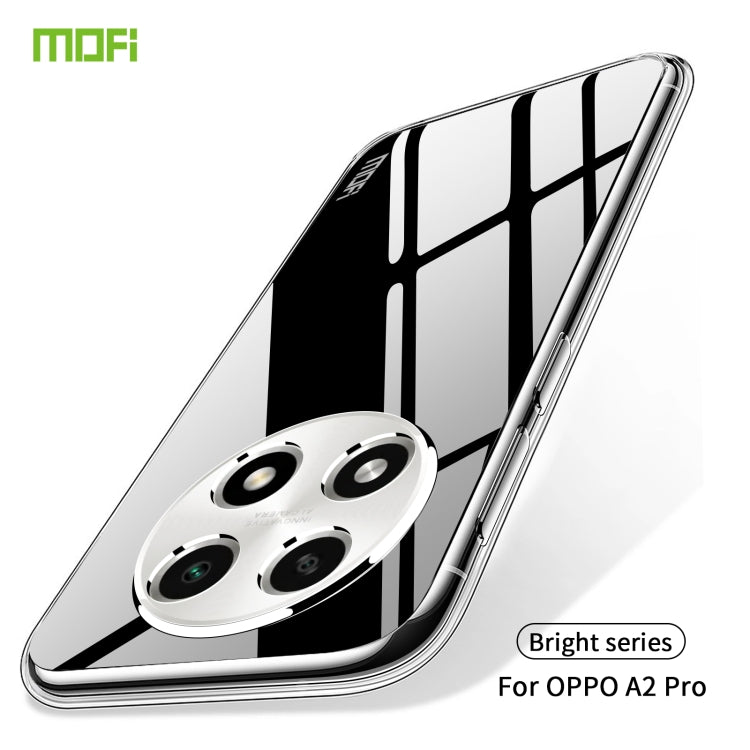 For OPPO A2 Pro MOFI Ming Series Transparent Ultra-thin TPU Phone Case(Transparent) - A2 Pro Cases by MOFI | Online Shopping South Africa | PMC Jewellery