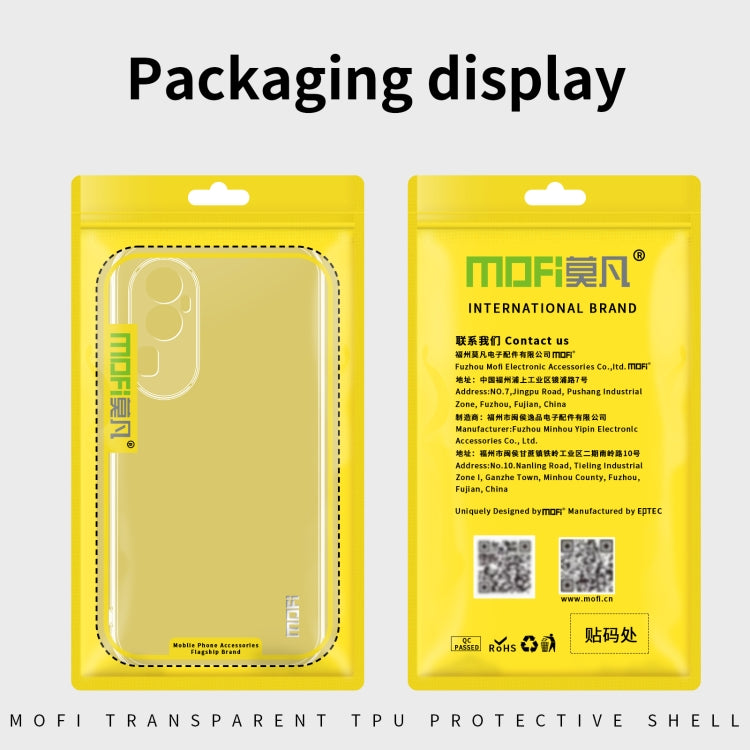 For OPPO Reno12 Global MOFI Ming Series Transparent Ultra-thin TPU Phone Case(Transparent) - Reno12 Cases by MOFI | Online Shopping South Africa | PMC Jewellery | Buy Now Pay Later Mobicred