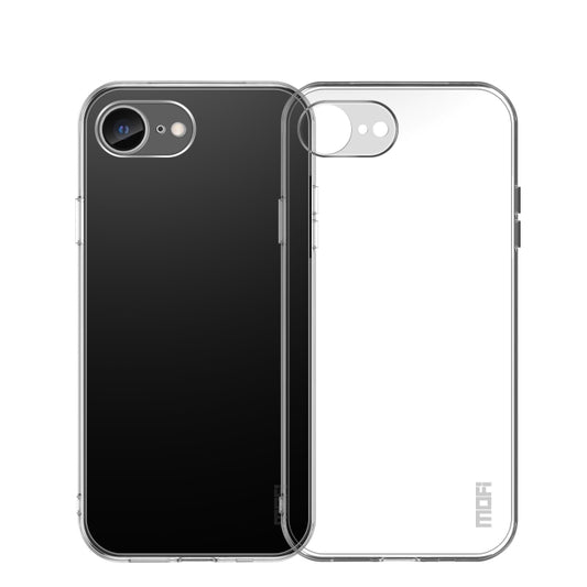 For iPhone 16e MOFI Ming Series Ultra-thin TPU Phone Case(Transparent) - iPhone 16e Cases by MOFI | Online Shopping South Africa | PMC Jewellery | Buy Now Pay Later Mobicred