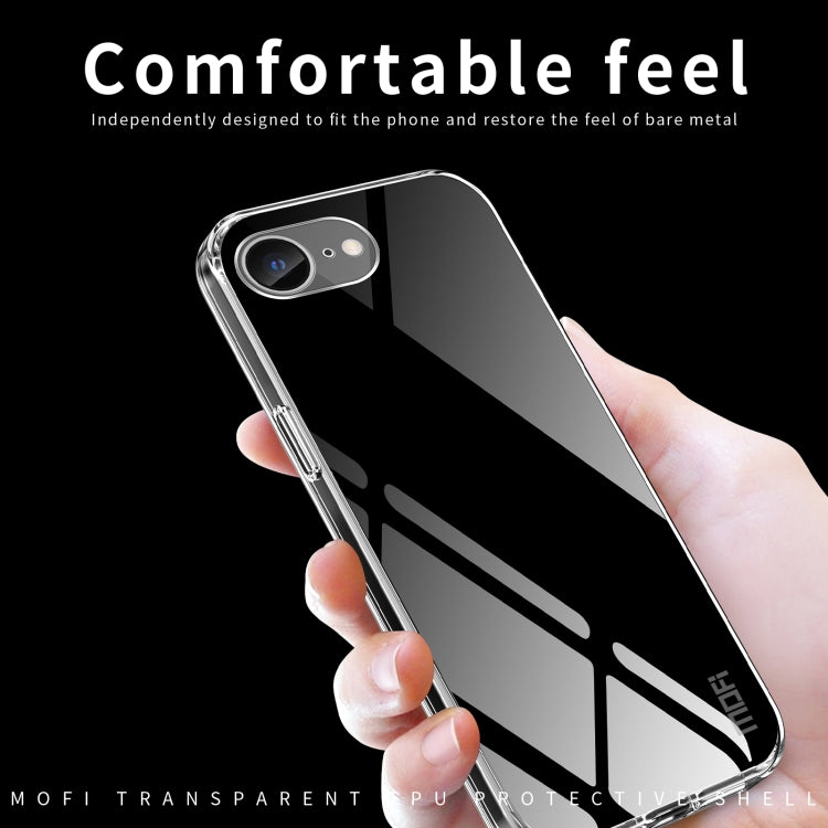 For iPhone SE 2024 MOFI Ming Series Ultra-thin TPU Phone Case(Transparent) - More iPhone Cases by MOFI | Online Shopping South Africa | PMC Jewellery | Buy Now Pay Later Mobicred