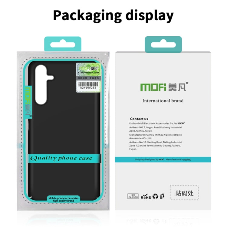 For Samsung Galaxy A24 4G MOFI Frosted PC Ultra-thin Hard Phone Case(Black) - Galaxy Phone Cases by MOFI | Online Shopping South Africa | PMC TechLife