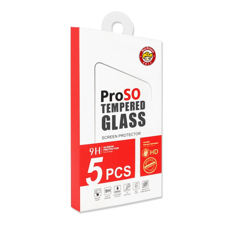 For Redmi K70 / K70 Pro / K70E 5pcs ENKAY Hat-Prince Full Glue High Aluminum-silicon Tempered Glass Film - K70 Tempered Glass by ENKAY | Online Shopping South Africa | PMC Jewellery | Buy Now Pay Later Mobicred