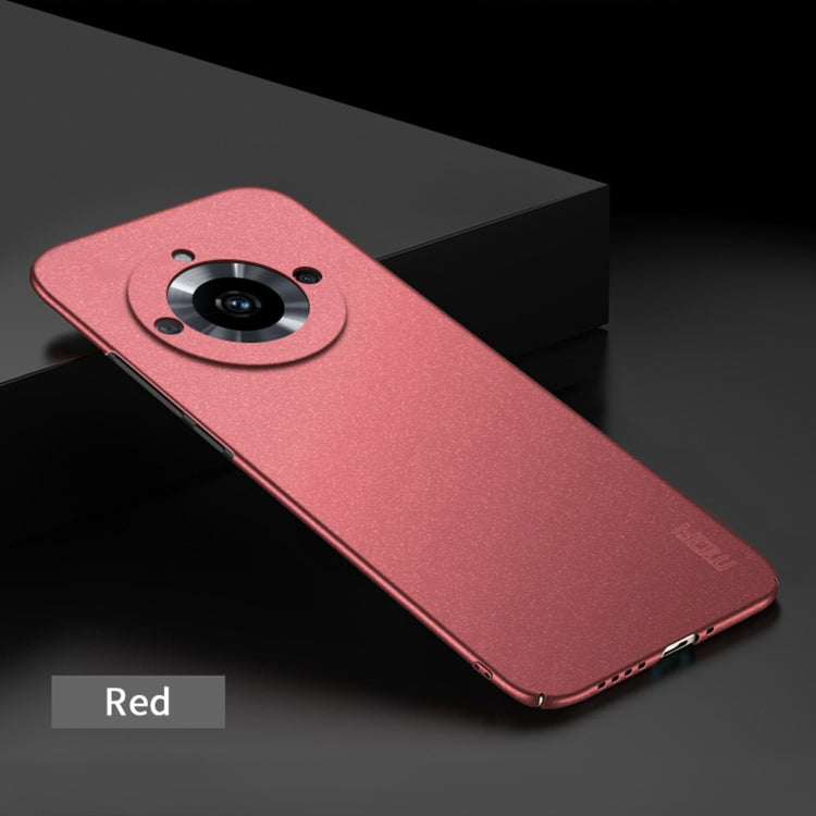 For Realme 11 Pro+ MOFI Fandun Series Frosted PC Ultra-thin All-inclusive Phone Case(Red) - Realme Cases by MOFI | Online Shopping South Africa | PMC Jewellery