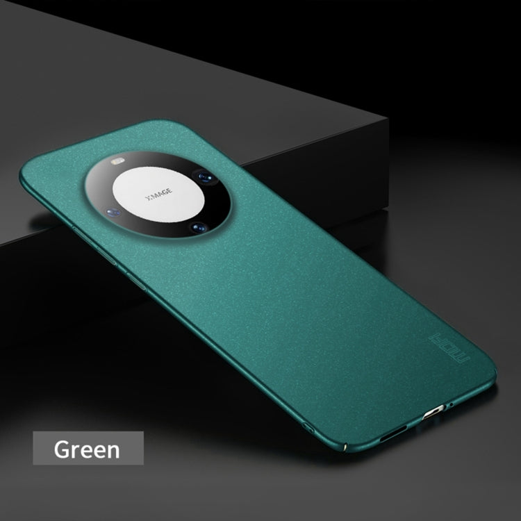 For Huawei Mate 60 Pro MOFI Fandun Series Frosted PC Ultra-thin All-inclusive Phone Case(Green) - Huawei Cases by MOFI | Online Shopping South Africa | PMC Jewellery