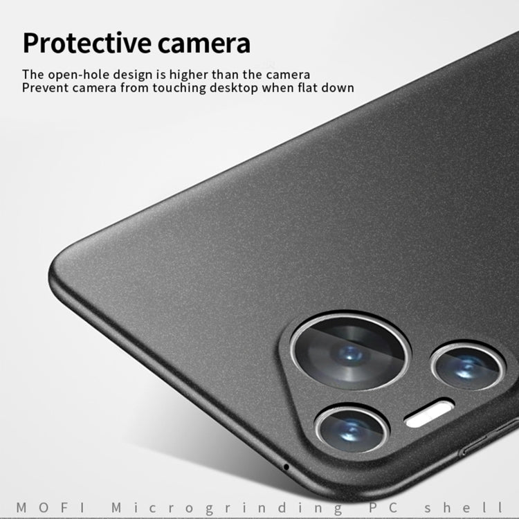 For Huawei P70 Pro MOFI Fandun Series Frosted PC Ultra-thin All-inclusive Phone Case(Black) - Huawei Cases by MOFI | Online Shopping South Africa | PMC Jewellery