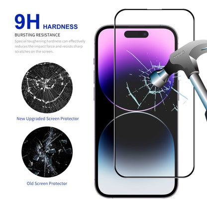 For iPhone 16 Plus ENKAY Full Glue High Aluminum-silicon Tempered Glass Film - iPhone 16 Plus Tempered Glass by ENKAY | Online Shopping South Africa | PMC Jewellery | Buy Now Pay Later Mobicred