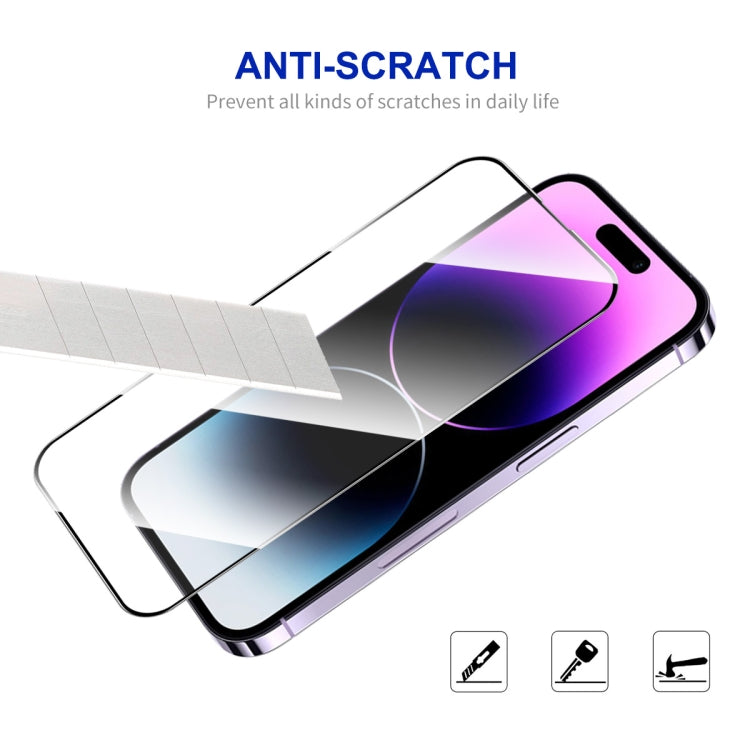 For iPhone 16 Pro Max 10pcs ENKAY Full Glue High Aluminum-silicon Tempered Glass Film - iPhone 16 Pro Max Tempered Glass by ENKAY | Online Shopping South Africa | PMC Jewellery | Buy Now Pay Later Mobicred