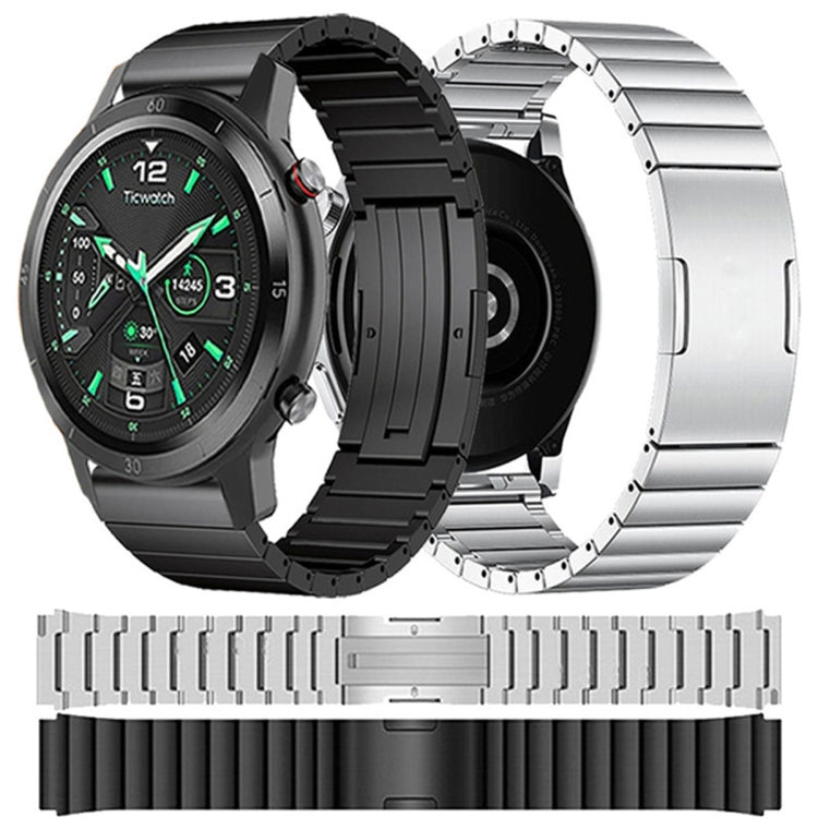 For Samsung Galaxy Watch 3 45mm One Bead Titanium Alloy Watch Band(Gray) - Watch Bands by PMC Jewellery | Online Shopping South Africa | PMC Jewellery